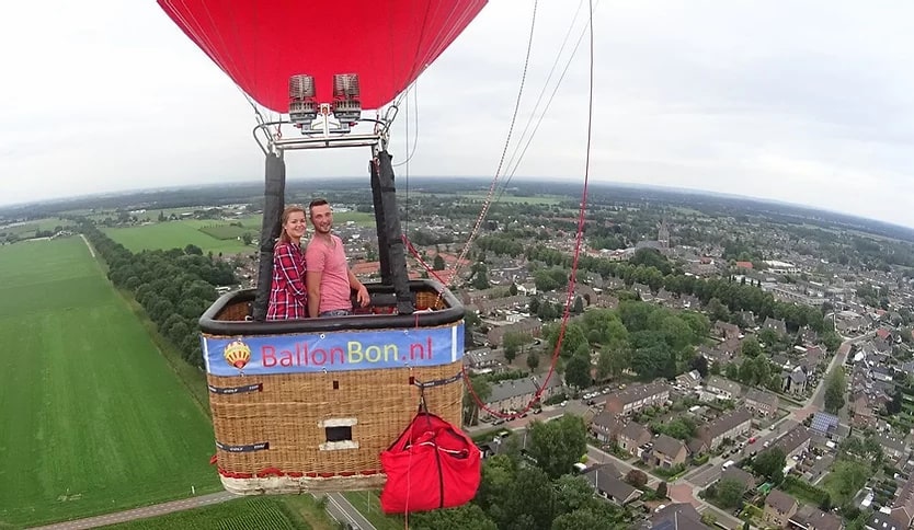 Ballonvaart maken vanuit eigen woonplaats